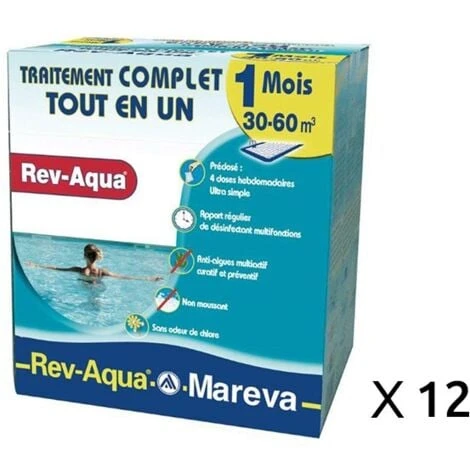 Kit Traitement Piscine Complet - Rev-Aqua 30/60 M3 - 12 Mois De Mareva 4 Kit Traitement Piscine Complet - Rev-Aqua 30/60 M3 - 12 Mois De Mareva â Image 2