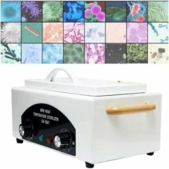 Stérilisateur Electrique Air Chaud Stérilisateur Stérilisateur De Pied Cosmétique Soin Nettoyage Appareil 1,5 L 300 W (avec Poignée)