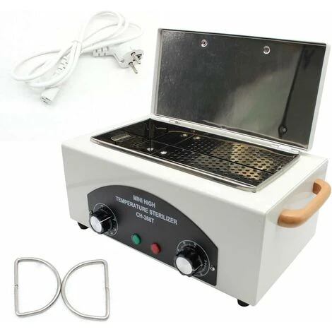 Stérilisateur Electrique Air Chaud Stérilisateur Stérilisateur De Pied Cosmétique Soin Nettoyage Appareil 1,5 L 300 W (avec Poignée) 4 Stérilisateur Electrique Air Chaud Stérilisateur Stérilisateur De Pied Cosmétique Soin Nettoyage Appareil 1,5 L 300 W (avec Poignée) – Image 2