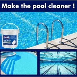 Tablette De Nettoyage Effervescente Multifonctionnelle De 300 Pièces/bouteille Pour La Tablette De Chloration De Piscine Pour Le Nettoyage De Piscine 8 Tablette De Nettoyage Effervescente Multifonctionnelle De 300 Pièces/bouteille Pour La Tablette De Chloration De Piscine Pour Le Nettoyage De Piscine -Trait Piscine Soldes Magasin 43155004 3