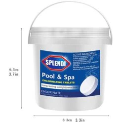 Tablette De Nettoyage Effervescente Multifonctionnelle De 300 Pièces/bouteille Pour La Tablette De Chloration De Piscine Pour Le Nettoyage De Piscine 9 Tablette De Nettoyage Effervescente Multifonctionnelle De 300 Pièces/bouteille Pour La Tablette De Chloration De Piscine Pour Le Nettoyage De Piscine -Trait Piscine Soldes Magasin 43155004 4