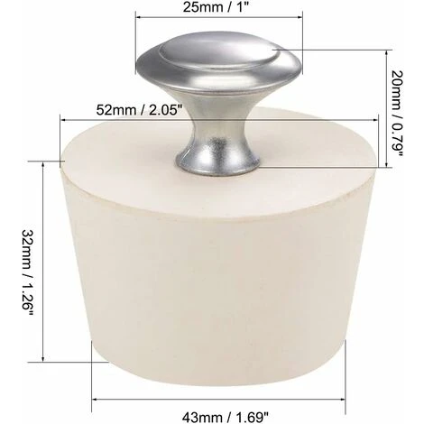 Bouchon Arrêt Caoutchouc Bouchon Hivernage Piscine Trou Canalisation 45mm-49mm Fontainebleau 4 Bouchon Arrêt Caoutchouc Bouchon Hivernage Piscine Trou Canalisation 45mm-49mm Fontainebleau – Image 2