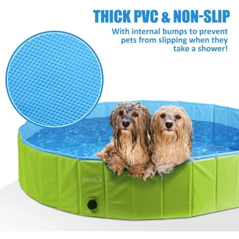 Pecute Piscine Pour Chien, M 80x20cm, Baignoire Chien Pliable Plus Robuste, Piscine Enfant Pour Jardin, Patio Ou Salle De Bain, Piscine Animaux, Inusable, Avec Poignées 6 Pecute Piscine Pour Chien, M 80x20cm, Baignoire Chien Pliable Plus Robuste, Piscine Enfant Pour Jardin, Patio Ou Salle De Bain, Piscine Animaux, Inusable, Avec Poignées – Image 4