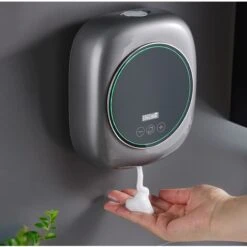 GroupM Nouveau Stérilisateur Mural Rechargeable USB, Stérilisateur à Alcool à Mesure Automatique De La Température, Pulvérisateur à Induction (blanc) 10 GroupM Nouveau Stérilisateur Mural Rechargeable USB, Stérilisateur à Alcool à Mesure Automatique De La Température, Pulvérisateur à Induction (blanc) -Trait Piscine Soldes Magasin 47811700 4