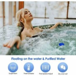 Distributeur Flottant Pour Piscine Distributeur Automatique De Désinfection De Piscine Avec Thermomètre Macaron -Trait Piscine Soldes Magasin 50986610 3