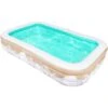 Brace Master Piscine Gonflable Pour Enfants 92 X 56 X 22pour Enfants De 3 Ans Et Plus Piscine Gonflable Pour Enfants Adultes Extérieur Jardin Arrière-cour Vert