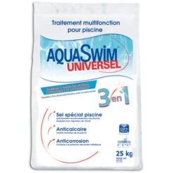 Sel De Piscine 3 En 1 Universel 25 Kg - Aquaswim