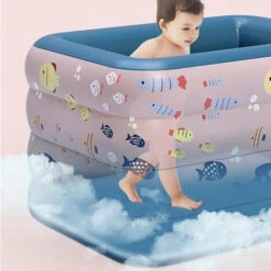 Piscine Gonflable Pataugeoire En PVC Enfant Baignoire 4 Couches Piscine De Jardin 75 * 90 *120cm 10 Piscine Gonflable Pataugeoire En PVC Enfant Baignoire 4 Couches Piscine De Jardin 75 * 90 *120cm -Trait Piscine Soldes Magasin 51649623 4