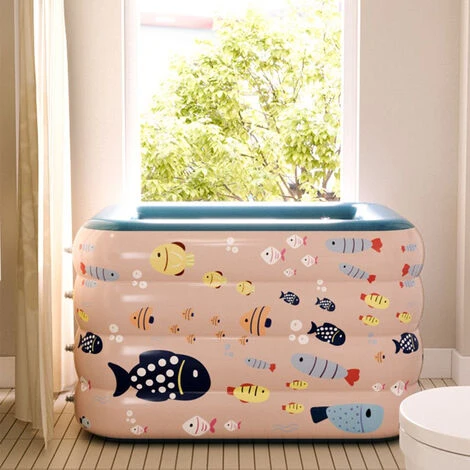 Piscine Gonflable Pataugeoire En PVC Enfant Baignoire 4 Couches Piscine De Jardin 75 * 90 *120cm 7 Piscine Gonflable Pataugeoire En PVC Enfant Baignoire 4 Couches Piscine De Jardin 75 * 90 *120cm – Image 5