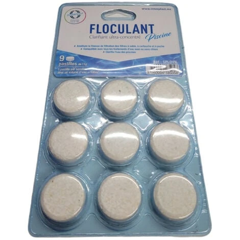 Lot De 5 Blisters Flovil De 9 Pastilles - Floculant Clarifiant Piscine - Jardiboutique 3 Lot De 5 Blisters Flovil De 9 Pastilles - Floculant Clarifiant Piscine - Jardiboutique