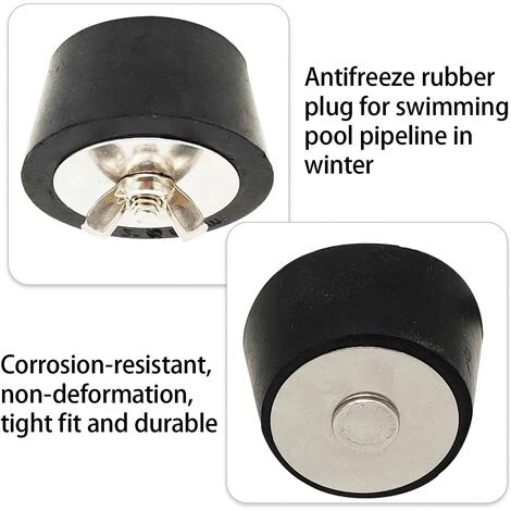 ELLE Bouchons De Piscine En Caoutchouc Bouchons En Caoutchouc D'hiver Accessoires Pour Outils De Piscine 4 ELLE Bouchons De Piscine En Caoutchouc Bouchons En Caoutchouc D'hiver Accessoires Pour Outils De Piscine – Image 2