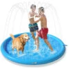 Pecute Tapis De Jet D'eau, Tapis De Pulvérisation Antidérapant 0,55mm Épaisseur Anti-Déchirure, Splash Pad PVC Durable, Jet Fontaine Réglable, Jeu D'eau Exterieur Été Pour Enfant Adulte Chien,L Ø150cm 2 Pecute Tapis De Jet D'eau, Tapis De Pulvérisation Antidérapant 0,55mm Épaisseur Anti-Déchirure, Splash Pad PVC Durable, Jet Fontaine Réglable, Jeu D'eau Exterieur Été Pour Enfant Adulte Chien,L Ø150cm -Trait Piscine Soldes Magasin 53559121 1