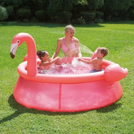Piscine Autostable Flamant ø 1,83m X51cm SUMMER WAVES 3 Piscine Autostable Flamant ø 1,83m X51cm SUMMER WAVES