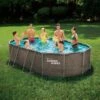 Piscine Tubulaire Aspect Tressé 4,88x3,05x1,07m SUMMER WAVES 1 Piscine Tubulaire Aspect Tressé 4,88x3,05x1,07m SUMMER WAVES -Trait Piscine Soldes Magasin 53776506 1