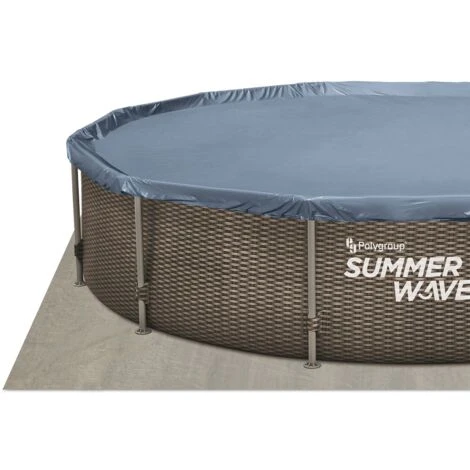 Piscine Tubulaire Rattan ø 4,57x1,22m SUMMER WAVES 6 Piscine Tubulaire Rattan ø 4,57x1,22m SUMMER WAVES – Image 4