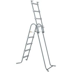 Échelle Piscine Marche Gris SUMMER WAVES H 132cm