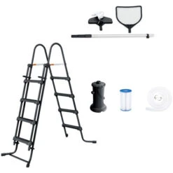 Piscine Tubulaire Teck ø4,27 X1,07m SUMMER WAVES 9 Piscine Tubulaire Teck ø4,27 X1,07m SUMMER WAVES -Trait Piscine Soldes Magasin 53800608 3