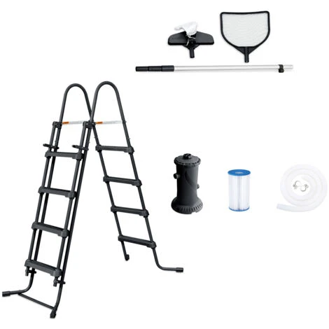 Piscine Tubulaire Teck ø4,27 X1,07m SUMMER WAVES 5 Piscine Tubulaire Teck ø4,27 X1,07m SUMMER WAVES – Image 3