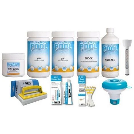 WAYS - Entretien Piscine - Small Deluxe - De 0 à 2500 Liter 3 WAYS - Entretien Piscine - Small Deluxe - De 0 à 2500 Liter