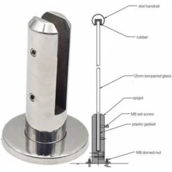 Escaliers Piscine Spigot Verre Balustrade Rampe Balcon Clôture En Verre Pince Pour Piscine Balcon Clôture 10 Escaliers Piscine Spigot Verre Balustrade Rampe Balcon Clôture En Verre Pince Pour Piscine Balcon Clôture -Trait Piscine Soldes Magasin 54087318 4