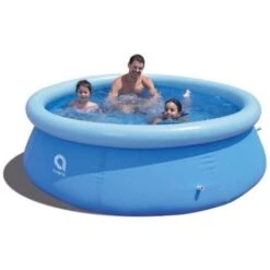 Piscine Hors-Sol Autoportante - Gonflable - 366 X 76 Cm - Set Avec Pompe Et Couverture -Trait Piscine Soldes Magasin 54331668 4