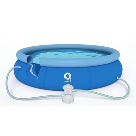Piscine Hors-Sol Autoportante - Gonflable - 244 X 63 Cm - Avec Pompe - Ensemble Complet 4 Piscine Hors-Sol Autoportante - Gonflable - 244 X 63 Cm - Avec Pompe - Ensemble Complet – Image 2