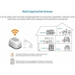 Betterlife Dual Probe Wasserlecksucher Mit 100 Dezibel Tonalarm, Tuya Smart/Smart Life App Push-Benachrichtigung 9 Betterlife Dual Probe Wasserlecksucher Mit 100 Dezibel Tonalarm, Tuya Smart/Smart Life App Push-Benachrichtigung -Trait Piscine Soldes Magasin 54395908 3