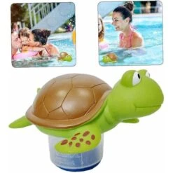 Turtle Chlorine Dispenser Zusammenklappbarer Float Pool Dispenser Für Indoor Outdoor Pool, Betterlife 10 Turtle Chlorine Dispenser Zusammenklappbarer Float Pool Dispenser Für Indoor Outdoor Pool, Betterlife -Trait Piscine Soldes Magasin 54702117 4