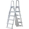 GRE Escalier Pour Piscine Hors-sol 2x4 Marches De Sécurité -Trait Piscine Soldes Magasin 55284464 1
