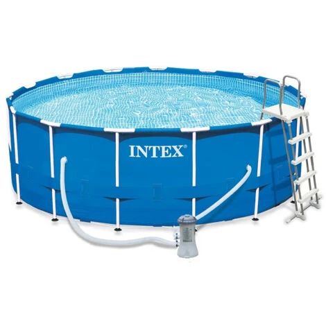 Piscine Tubulaire INTEX Metal Frame - Ronde - 457x122cm 4 Piscine Tubulaire INTEX Metal Frame - Ronde - 457x122cm – Image 2