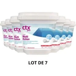 Produit D'entretien Piscine - CTX 393 - Multi Action 250 G - 5 Kg - 7x5 Kg De CTX