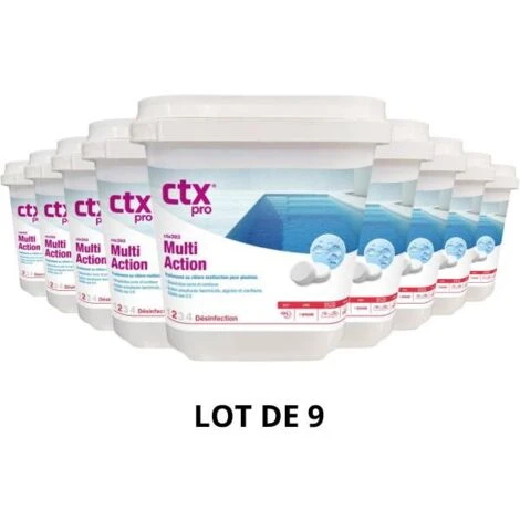 Produit D'entretien Piscine - CTX 393 - Multi Action 250 G - 5 Kg - 9x5 Kg De CTX 3 Produit D'entretien Piscine - CTX 393 - Multi Action 250 G - 5 Kg - 9x5 Kg De CTX