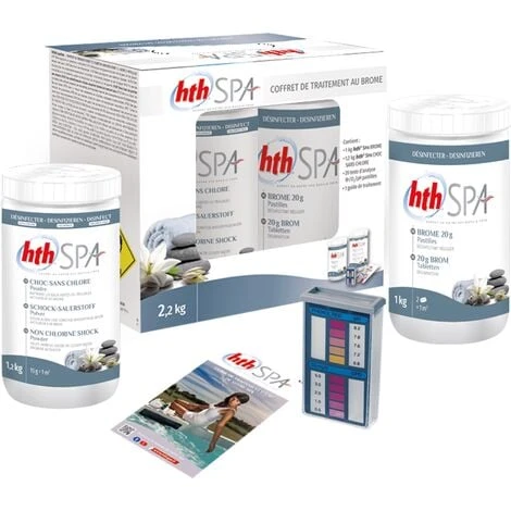 Hth - Spa PETIT COFFRET DE TRAITEMENT AU BROME - 2,2kg - 00250858 3 Hth - Spa PETIT COFFRET DE TRAITEMENT AU BROME - 2,2kg - 00250858