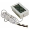 Digital LCD Thermomètre Moniteur De Température Avec Sonde Externe Pour Réfrigérateur Congélateur Réfrigérateur Aquarium - Blanc LO-Ron