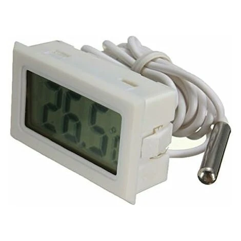 Digital LCD Thermomètre Moniteur De Température Avec Sonde Externe Pour Réfrigérateur Congélateur Réfrigérateur Aquarium - Blanc LO-Ron 3 Digital LCD Thermomètre Moniteur De Température Avec Sonde Externe Pour Réfrigérateur Congélateur Réfrigérateur Aquarium - Blanc LO-Ron – Image 2