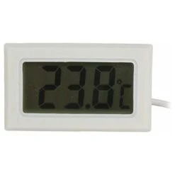 Digital LCD Thermomètre Moniteur De Température Avec Sonde Externe Pour Réfrigérateur Congélateur Réfrigérateur Aquarium - Blanc LO-Ron 8 Digital LCD Thermomètre Moniteur De Température Avec Sonde Externe Pour Réfrigérateur Congélateur Réfrigérateur Aquarium - Blanc LO-Ron -Trait Piscine Soldes Magasin 57915794 3
