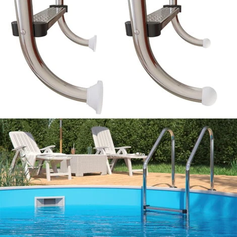 Échelle De Piscine Acier Inoxydable Brillant Avec 3 Barreaux 6 Échelle De Piscine Acier Inoxydable Brillant Avec 3 Barreaux – Image 4
