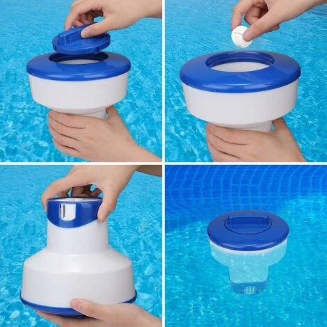 7 Pouces Distributeur Flottant Pour Piscine, Diffuseur De Chlore, Diffuseur Flottant Piscine Tablette Chlore Piscine Diffuseur Flotteur Chimique Piscine Pour Nettoyage Piscines Ou Hot Tubs 5 7 Pouces Distributeur Flottant Pour Piscine, Diffuseur De Chlore, Diffuseur Flottant Piscine Tablette Chlore Piscine Diffuseur Flotteur Chimique Piscine Pour Nettoyage Piscines Ou Hot Tubs â Image 3