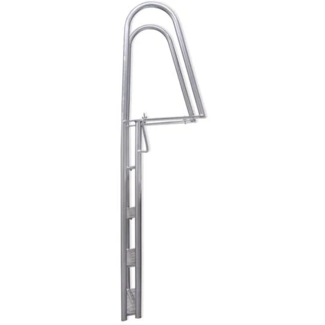Échelle De Piscine/quai à 4 Marches Aluminium 167 Cm VidaXL 5 Échelle De Piscine/quai à 4 Marches Aluminium 167 Cm VidaXL – Image 3