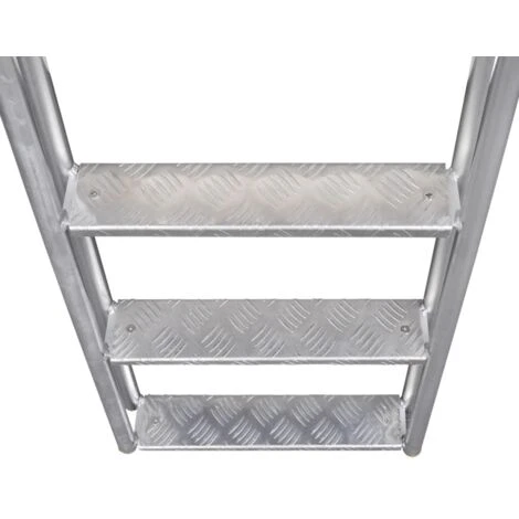 Échelle De Piscine/quai à 4 Marches Aluminium 167 Cm VidaXL 6 Échelle De Piscine/quai à 4 Marches Aluminium 167 Cm VidaXL – Image 4