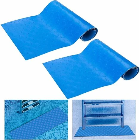 Lot De 2 Rouleaux De Tapis D'escalier Antidérapants Pour Piscine - Taille - 23 X 90 Cm LO-Ron 3 Lot De 2 Rouleaux De Tapis D'escalier Antidérapants Pour Piscine - Taille - 23 X 90 Cm LO-Ron