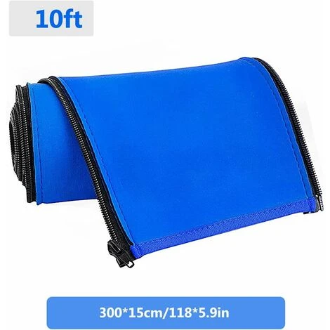 Couvertures De Main Courante De Piscine, Couverture Zippée Pour Rail De Piscine, Couvertures Antidérapantes Bleues De Main Courante Pour Des Poignées D'échelle De Piscine Résistant LO-Ron 4 Couvertures De Main Courante De Piscine, Couverture Zippée Pour Rail De Piscine, Couvertures Antidérapantes Bleues De Main Courante Pour Des Poignées D'échelle De Piscine Résistant LO-Ron – Image 2