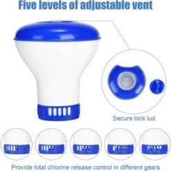 RHAFAYRE Diffuseur Flottant Piscine, 2 Pack Diffuseur De Chlore Flottant Avec Thermométre De Débit Ajustables & Bouchon De Verrouillage Pour Tous Les & Piscines, Spas, Aquariums & Lesétangs Du Poisson 9 RHAFAYRE Diffuseur Flottant Piscine, 2 Pack Diffuseur De Chlore Flottant Avec Thermométre De Débit Ajustables & Bouchon De Verrouillage Pour Tous Les & Piscines, Spas, Aquariums & Lesétangs Du Poisson -Trait Piscine Soldes Magasin 60509681 3