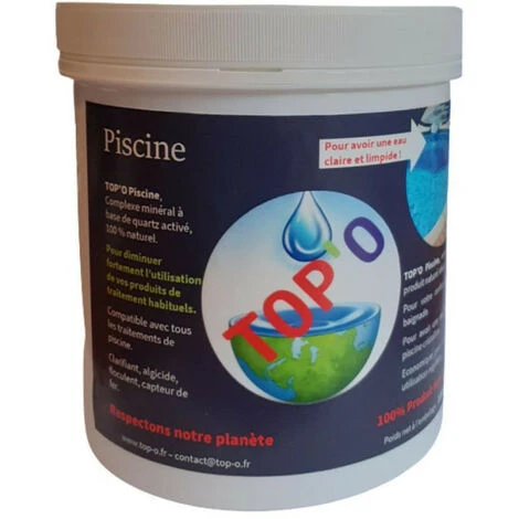 Clarifiant Piscine, Algicide, Floculent, Capteur De Fer 500g - TOP'O 3 Clarifiant Piscine, Algicide, Floculent, Capteur De Fer 500g - TOP'O