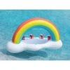 Bar De Piscine Gonflable Nuage Arc-en-Ciel Bar Flottant Boisson Salade Fruits Pour Piscine Ou Spa Flotteur Fête Accessoires été -Trait Piscine Soldes Magasin 61364343 1