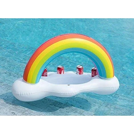 Bar De Piscine Gonflable Nuage Arc-en-Ciel Bar Flottant Boisson Salade Fruits Pour Piscine Ou Spa Flotteur Fête Accessoires été 3 Bar De Piscine Gonflable Nuage Arc-en-Ciel Bar Flottant Boisson Salade Fruits Pour Piscine Ou Spa Flotteur Fête Accessoires été