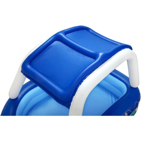 Piscine Gonflable Pour Enfants Bestway 213x155x132 Cm Bateau Bleu Avec Auvent Et Gouvernail Sonnette Plus De 3 Ans 5 Piscine Gonflable Pour Enfants Bestway 213x155x132 Cm Bateau Bleu Avec Auvent Et Gouvernail Sonnette Plus De 3 Ans â Image 3