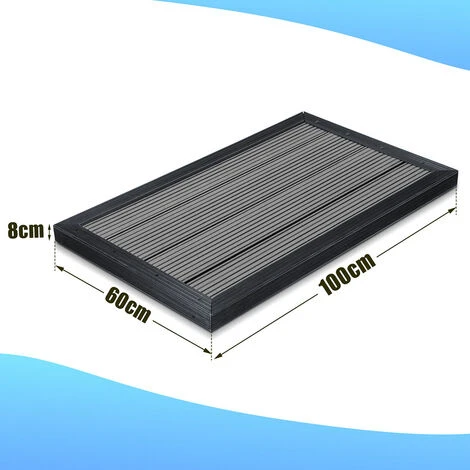 Randaco Elément De Sol En WPC Douches De Jardin Antidérapant Douche De Camping Jardin SPA Douche Extérieure Plaque De Sol 4 Randaco Elément De Sol En WPC Douches De Jardin Antidérapant Douche De Camping Jardin SPA Douche Extérieure Plaque De Sol – Image 2