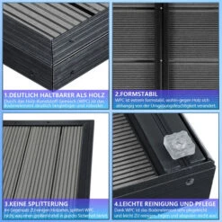 Randaco Elément De Sol En WPC Douches De Jardin Antidérapant Douche De Camping Jardin SPA Douche Extérieure Plaque De Sol 9 Randaco Elément De Sol En WPC Douches De Jardin Antidérapant Douche De Camping Jardin SPA Douche Extérieure Plaque De Sol -Trait Piscine Soldes Magasin 63763292 3