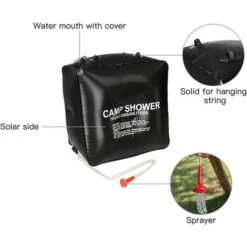 Sac De Douche Solaire, 40L Sac De Douche Solaire Sac D'eau Baignade Chauffée à L'énergie Douche De Camping Extérieure Chauffée à L'énergie Solaire 11 Sac De Douche Solaire, 40L Sac De Douche Solaire Sac D'eau Baignade Chauffée à L'énergie Douche De Camping Extérieure Chauffée à L'énergie Solaire -Trait Piscine Soldes Magasin 69642505 5